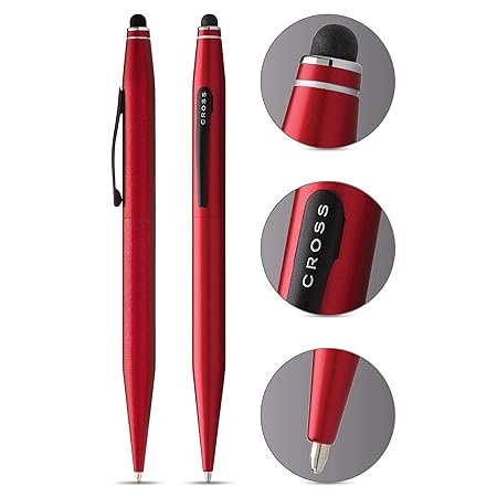 Cross Tech2 Metallic Red Ballpoint Pen - Image 3