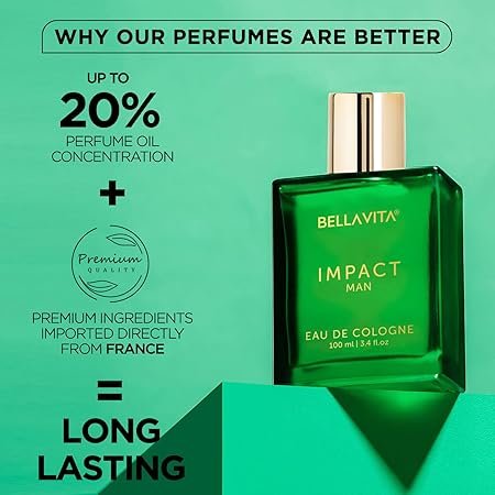 Bella Vita Luxury IMPACT MAN Eau De Cologne Perfume - Image 3