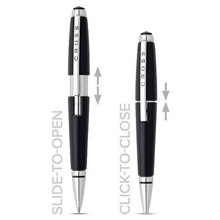 Cross Edge Roller Ball Pen, Jet Black - Image 2