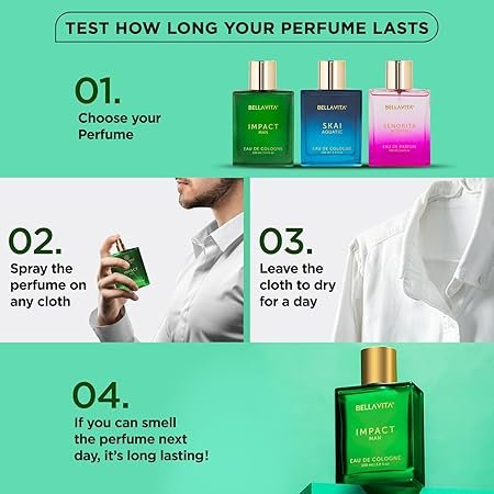 Bella Vita Luxury IMPACT MAN Eau De Cologne Perfume - Image 2