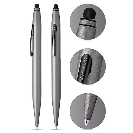 Cross Tech 2 Titanium Gray Lacquer with Polished Black - Image 3