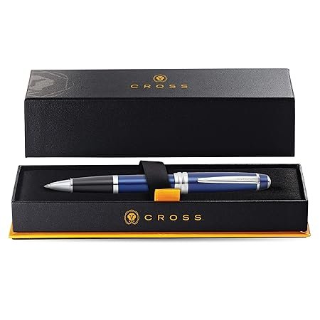 Cross Bailey Blue Lacquer Rollerball Pen (AT0455-12) - Image 2