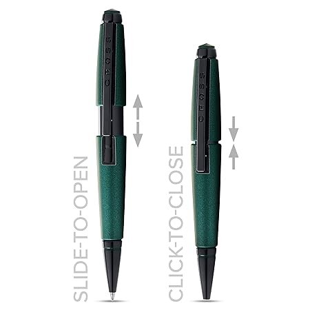 Cross Edge Matte Green Lacquer Gel Rollerball Pen AT0555-13 - Image 5