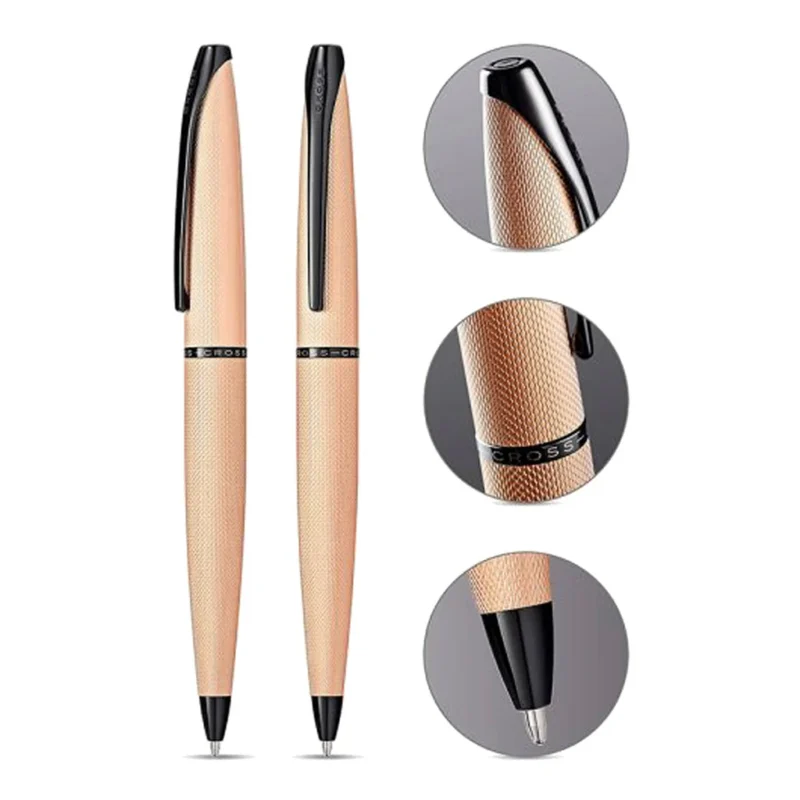 Cross ATX Brushed Rose Gold Ballpoint Pen 882-42 - Image 5