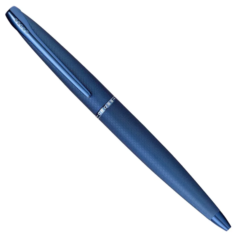 Cross ATX Sandblasted Dark Blue Ballpoint Pen 882-45