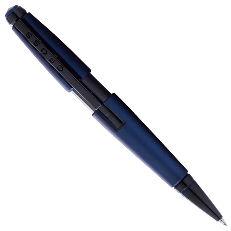 Cross Edge Matte Blue Roller Ball Pen AT0555-12
