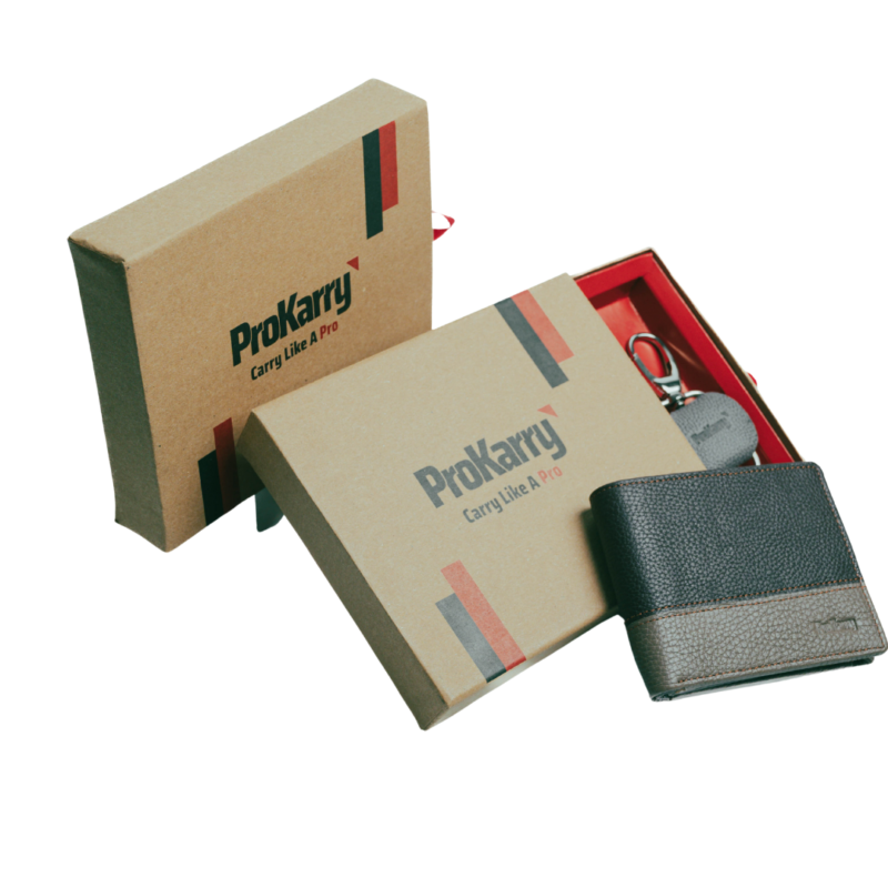 Prokarry leather wallet keychain