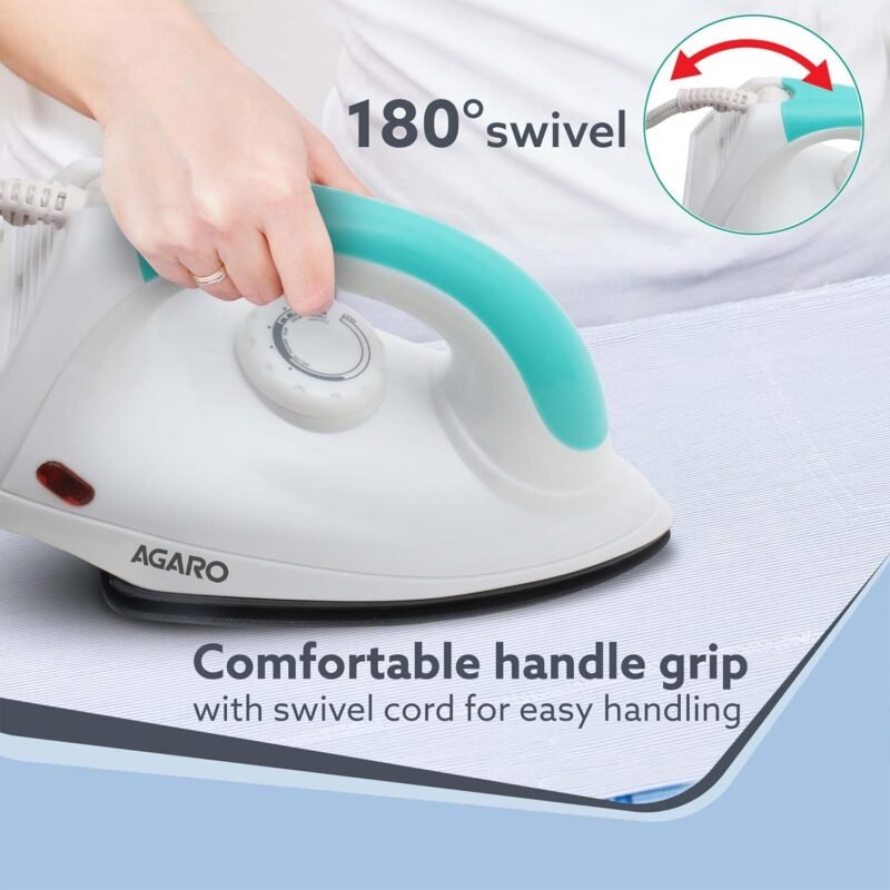 AGARO Grand Electric Dry Iron, 1000W - Image 3