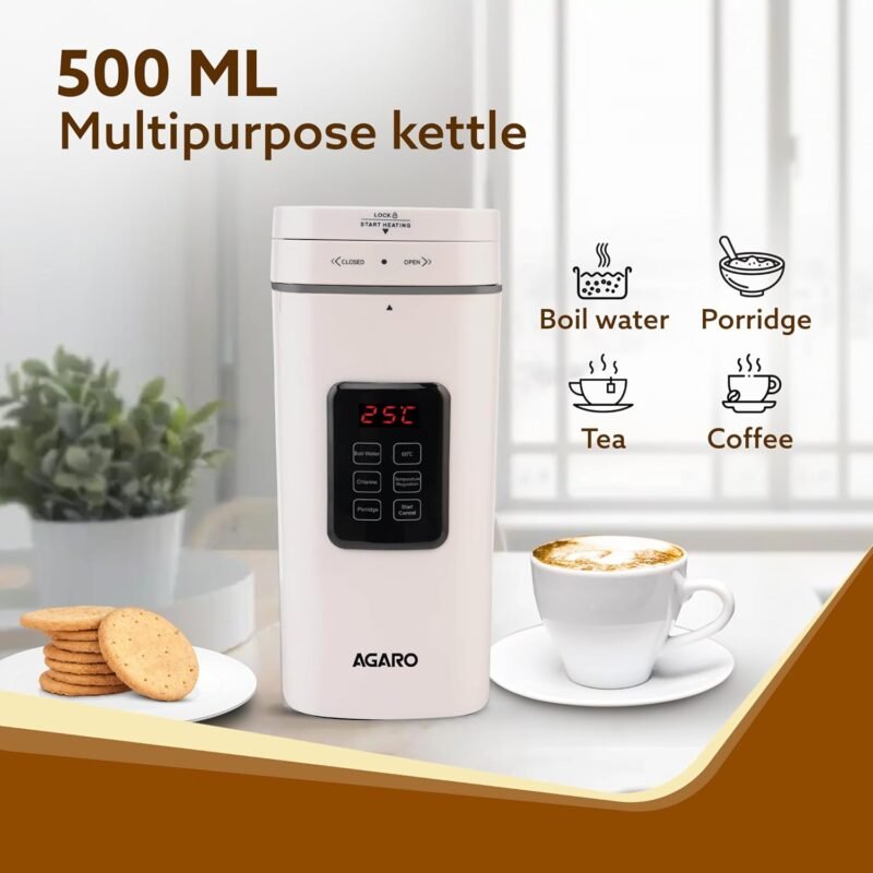 AGARO Delite Portable Electric Kettle, 500 Ml - Image 4