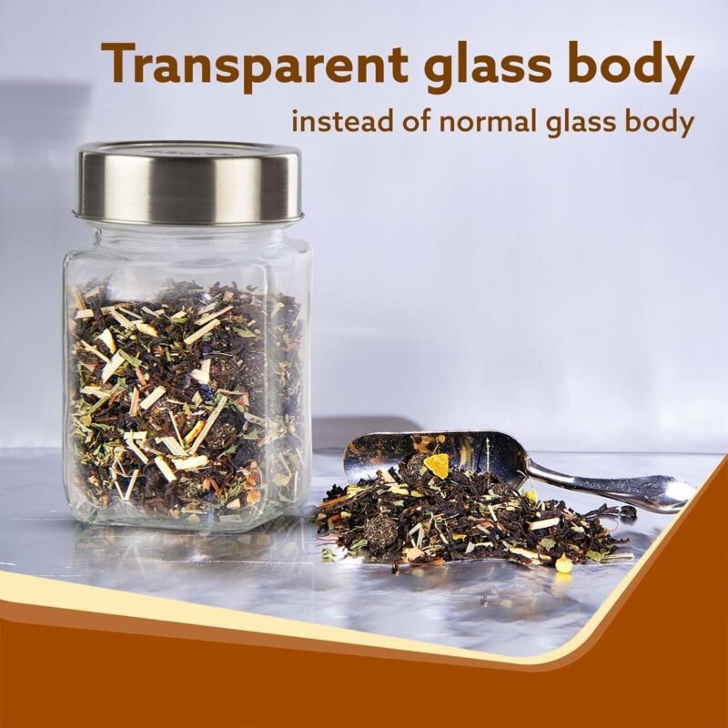 AGARO Elegant Cube Jar 310 ml - Image 3