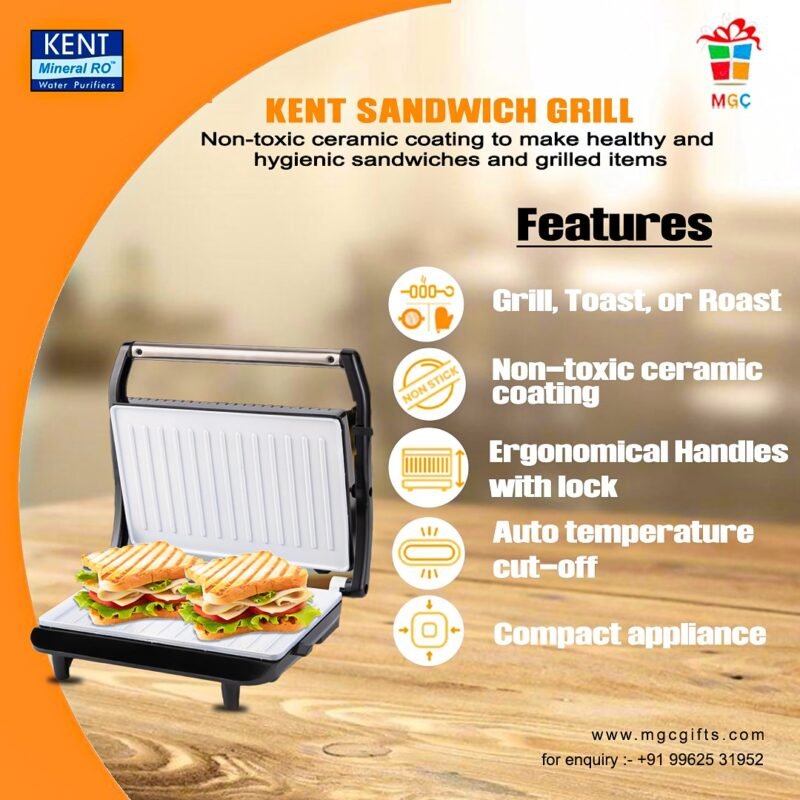 KENT 16025 Sandwich Grill 700 W - Image 2